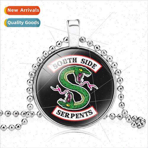 New Accessories Film TV Riverdale Fashion Time Gemstone Roun