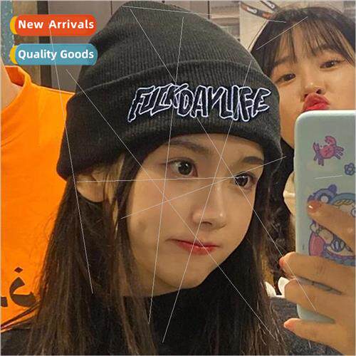 Ins wool cap men and women in the fall and winter Korean  of