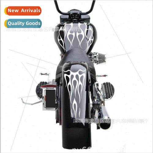 Motorcycle Flame Fuel Tank and Fender Decal Decal D-721 Pers