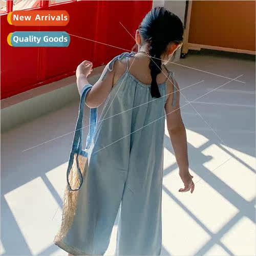 2023 summer  Korean  of the girls halter back pants casual u