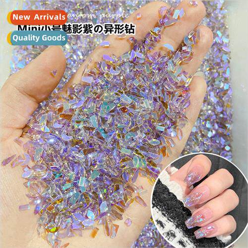Phantom purple small size flat bottom shaped diamond super f