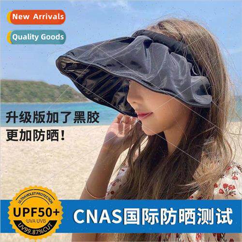 Vinyl shell cap dual-use hair band sun hat female sunscreen