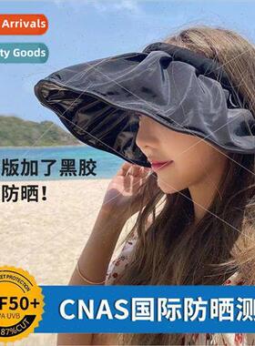 Vinyl shell cap dual-use hair band sun hat female sunscreen