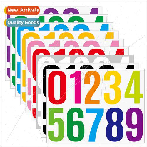 4 inches digital stickers large mailbox identification  clas