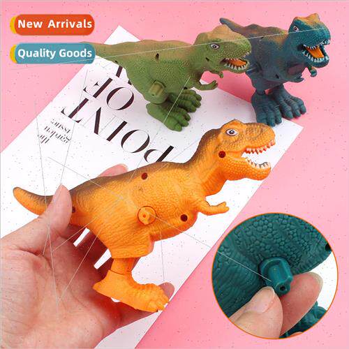 Clockwork dinosaur toys plastic jumping dinosaur childrens k
