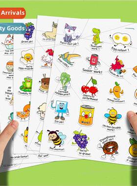 100 pun stickers harmonic terrier stickers childrens fun gam