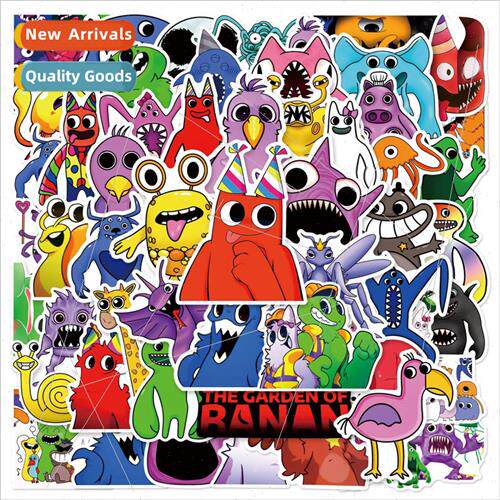50 new Bamban garden graffiti stickers cell phone case noteb