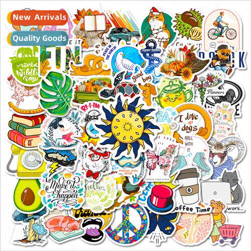 50 fresh mixed cartoon children stickers cute cure luggage w