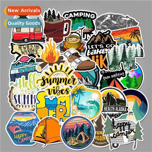 100 outdoor travel summer fresh graffiti stickers luggage lu