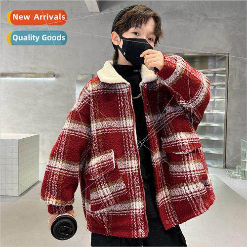 Childrens wear boys padded jacket fall and winter 2023 new b