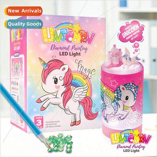 Creative unicorn DIY night light decoration ornaments remote