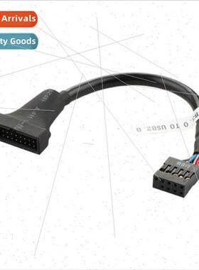 usb2 0 to usb3.0 cable 9pin to 20pin male pin row female usb