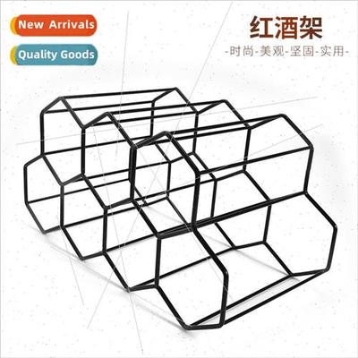 Creative Honeycomb Wine Rack Ornament Multi-color Choice mpl