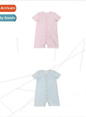 ins summer baby boys and girls breathable skeleton mesh craw