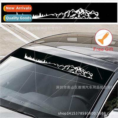 D-2110 Creative Mountains Woods Totem Car Stickers Decorativ