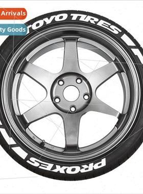Car tire letter stickers DIY stickers personalized modificat