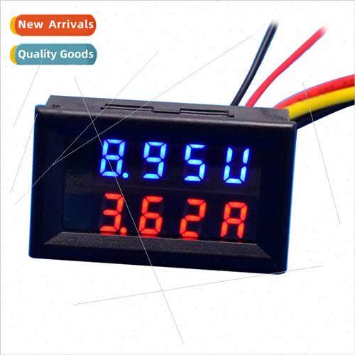 DC 4-Digit Dual Display LED Digital Voltage and Current Mete