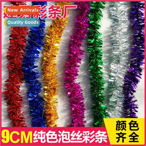 Colorful Christmas decorations bubble silk wool strips weddi
