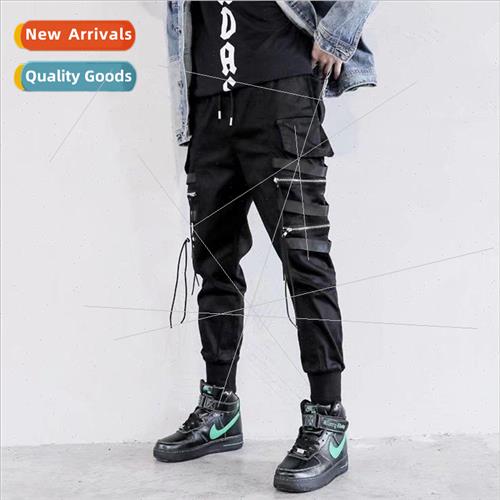 Set personality hip-hop  loose sports function work pants me