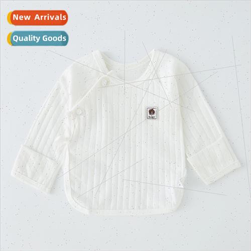 Newborn baby half back clothes long-sleeved summer thin sect