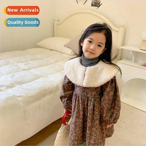 girls padded dress 22 fall and winter new fashion children v