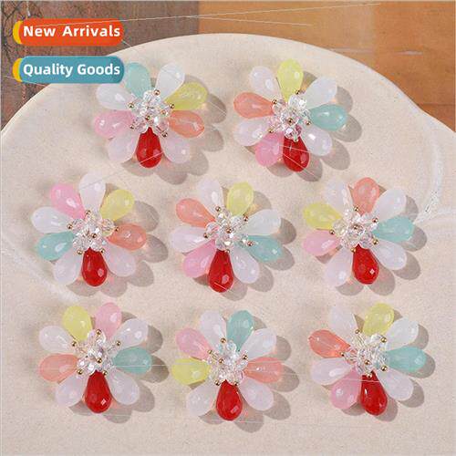 Dopamine colorful candy-colored crystal flowers diy handmade