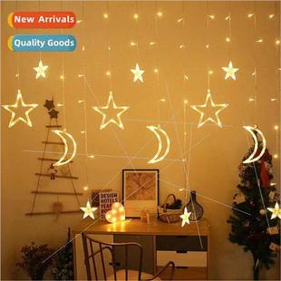 curtain moon lights solar star LED and