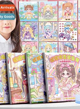 dress up drawing book children coloring watercolor book girl