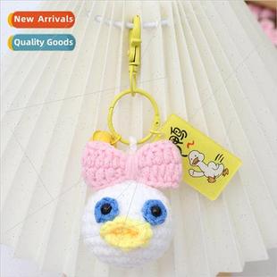 Donald crocheted Duck pendant knitted Finished wool handmade