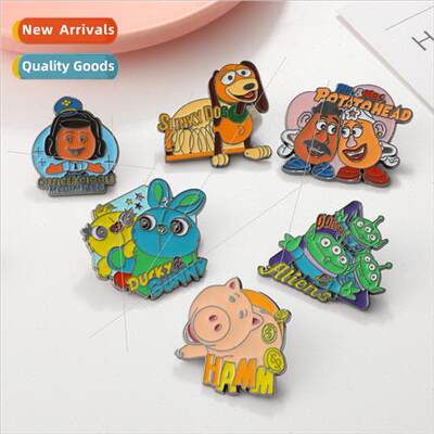 Cartoon Brooch Toy Story Funny Cartoon Cute Alloy Brooch