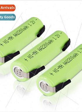 AA/5 ckel Hydride Rechargeable Battery 2200 mAh with Solder