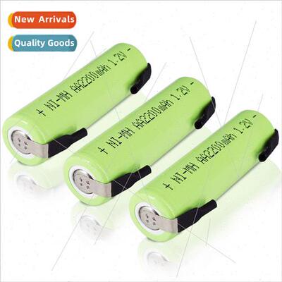 AA/5 ckel Hydride Rechargeable Battery 2200 mAh with Solder