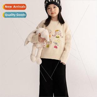 fall and the clothing girl 2023 Korean Childrens winter