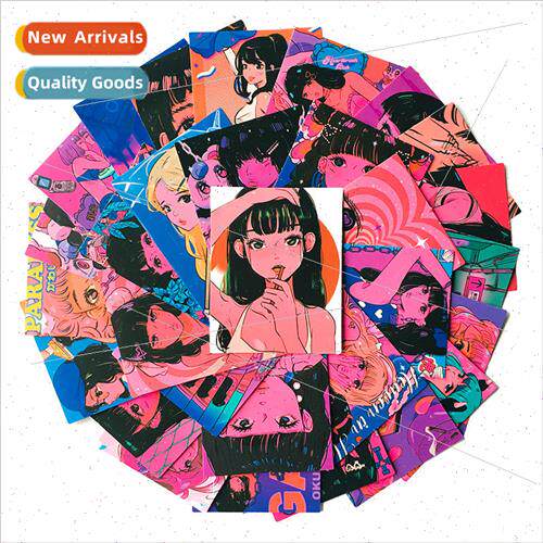 Healing girl 30 pcs of Japanese  self-adhesive matte film st