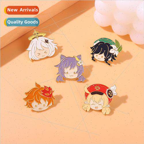 al game  can be carved Haruko pin doll head badge metal badg