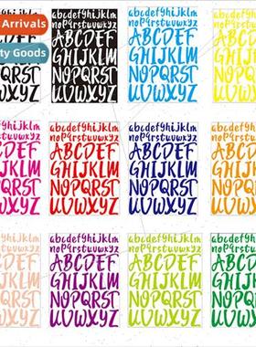 Colorful Rainbow Door Address Number Vinyl PVC Alphanumeric