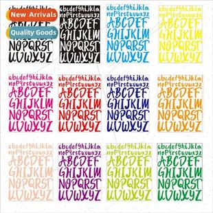 Address Door Number Vinyl Alphanumeric Colorful PVC Rainbow