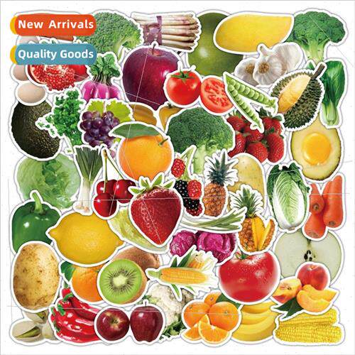 50 new fruits and vegetables small fresh ins graffiti sticke