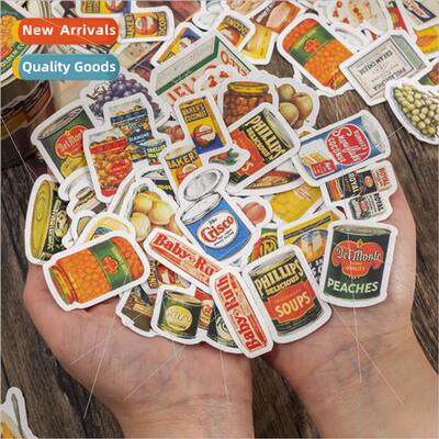 Day Boxed Stickers Collected Old Time Vintage Food Stickers