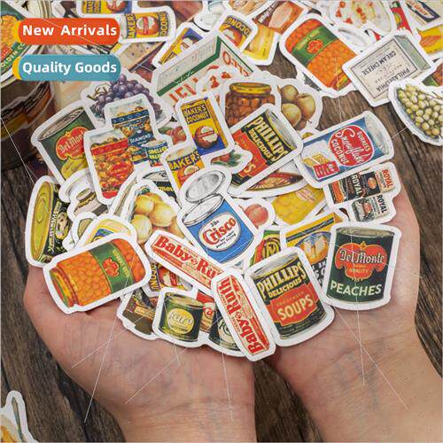 Day Boxed Stickers Collected Old Time Vintage Food Stickers
