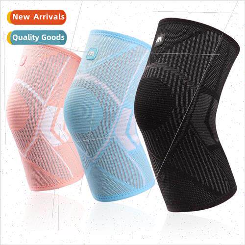 Knitted four-side elastic nylon sports knee pads warm anti-s