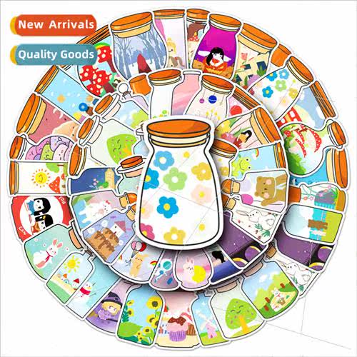 50 cartoon bottle children stickers waterproof waterproof dr