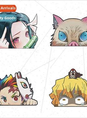 4 pieces of ghost extermination blade anime car stickers win