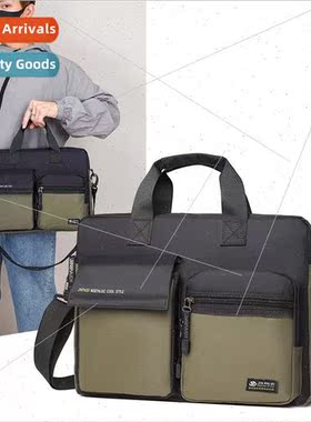 Large-capacity business handbag Ox适用d cloth leisure docume