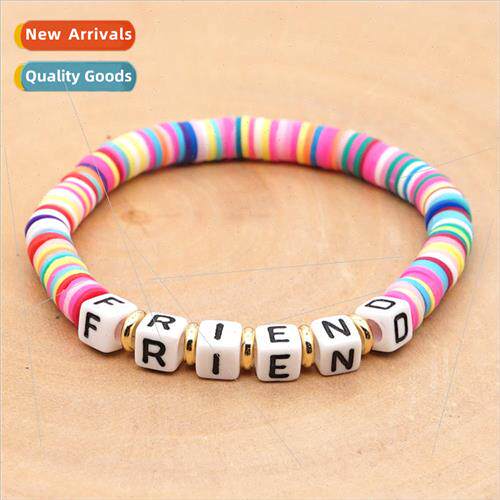 Bohemian ethnic  22 friend letter jewelry girls bracelet fas