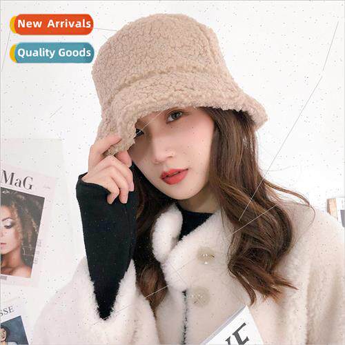 Hat womens fall and winter Korean plush cold cap Japanese De