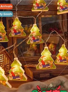 Christmas lights string 2023 new christmas e santa led color