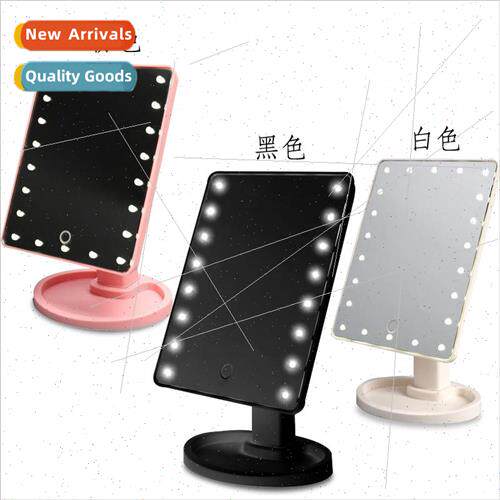 Playmate storage led lighted makeup mirror 360° rotating st