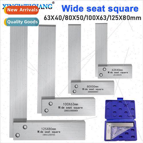 Carpentry wide seated L-type angle ruler ruler right angle d