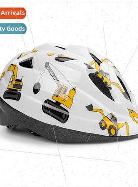 Childrens helmet imitation one-piece molding balance bike wh